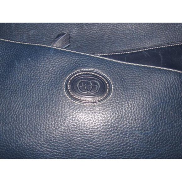 Gucci Vintage Crossbody Shades Of Navy In Smooth And Textured Leather - Picture 2 of 12